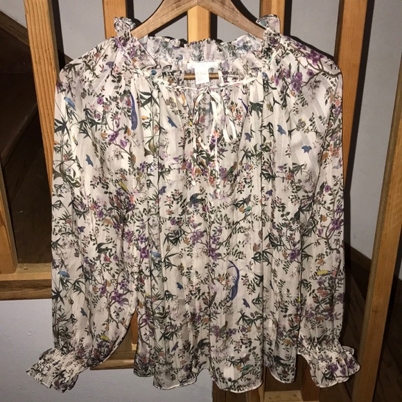H&M Tops - H & M Sheer Blouse